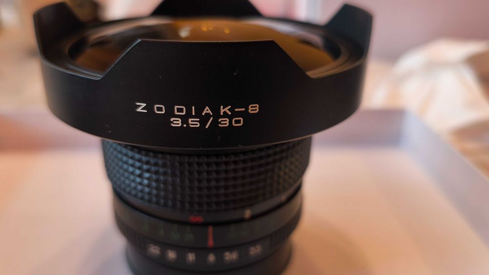 Obiektyw ZODIAK-8B 30/3.5 – FISHEYE 180° | PENTACON SIX / KIEV 60