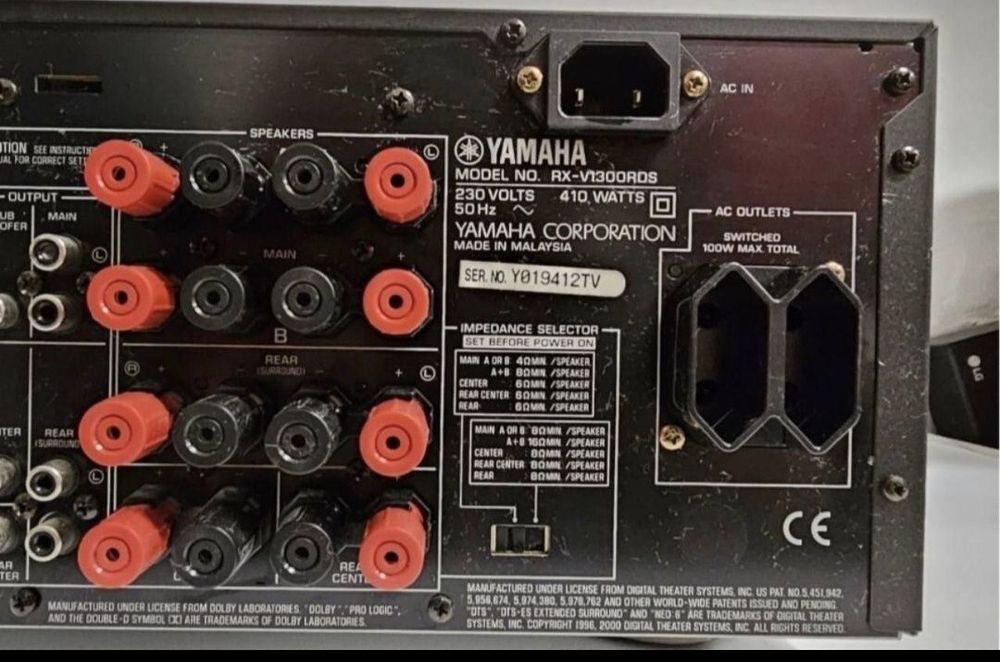 5.1 Am/Fm Amplituner Yamahy RX-V 1300RDS, 15 Kg, 5*145