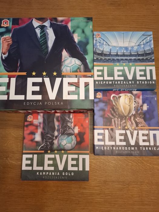 ELEVEN: manager piłkarski + DODATKI -Game Found — stan bardzo dobry