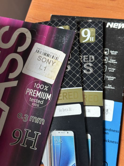 Zestaw szkla hartowane 50 sztuk samsung sony lg