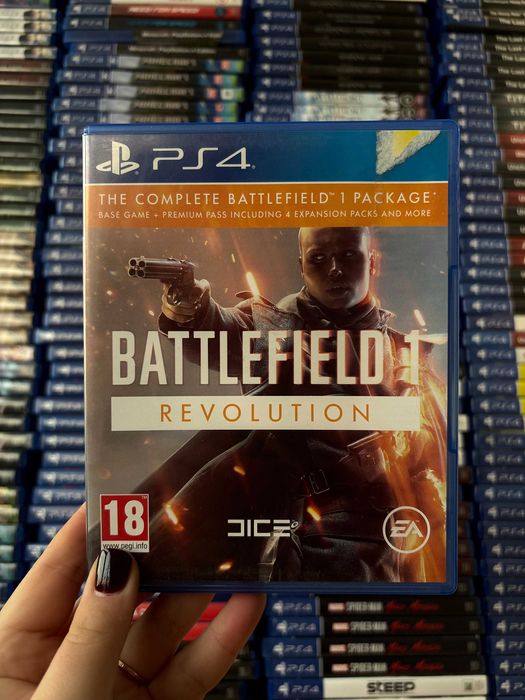 Гра Battlefield 1 Revolution на ps4, диск з грою на пс 4, ліцензія