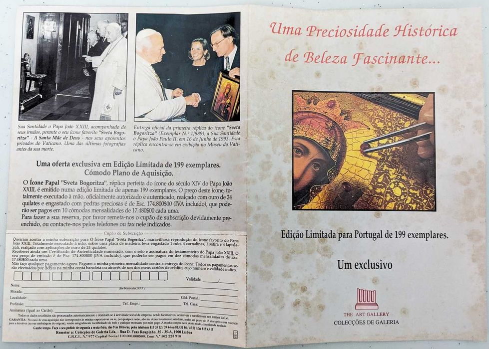 Quadro, "SVETA BOGORITZA" - A Santa Mãe De Deus