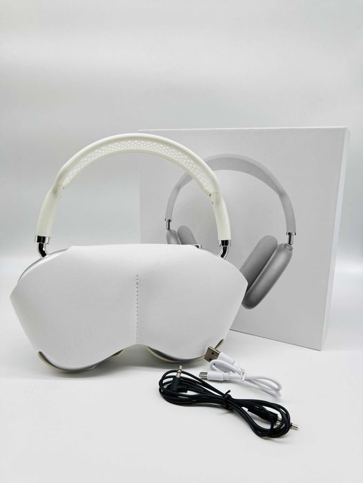 Лайтові Бездротові Навушники аірподс Max White без шумоподавлення 1в1