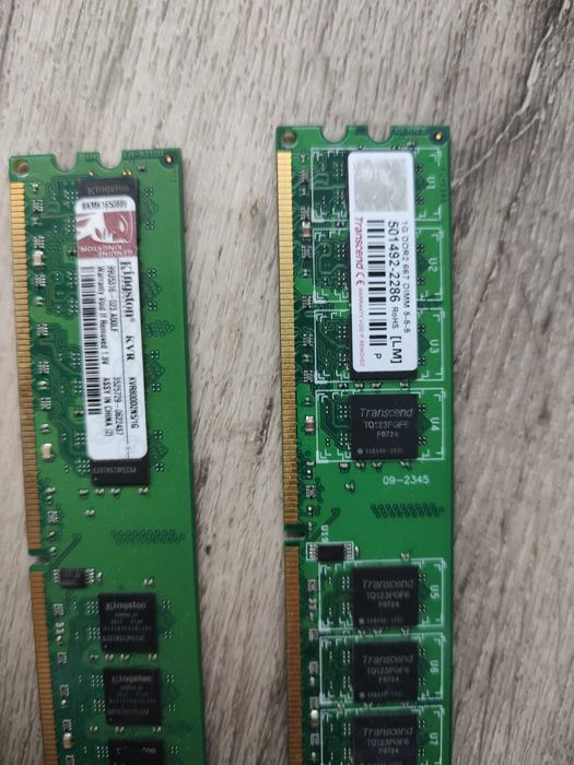 Оперативна пам'ять до ПК DDR2 2gb, 1gb. DDR1 512mb, 256mb