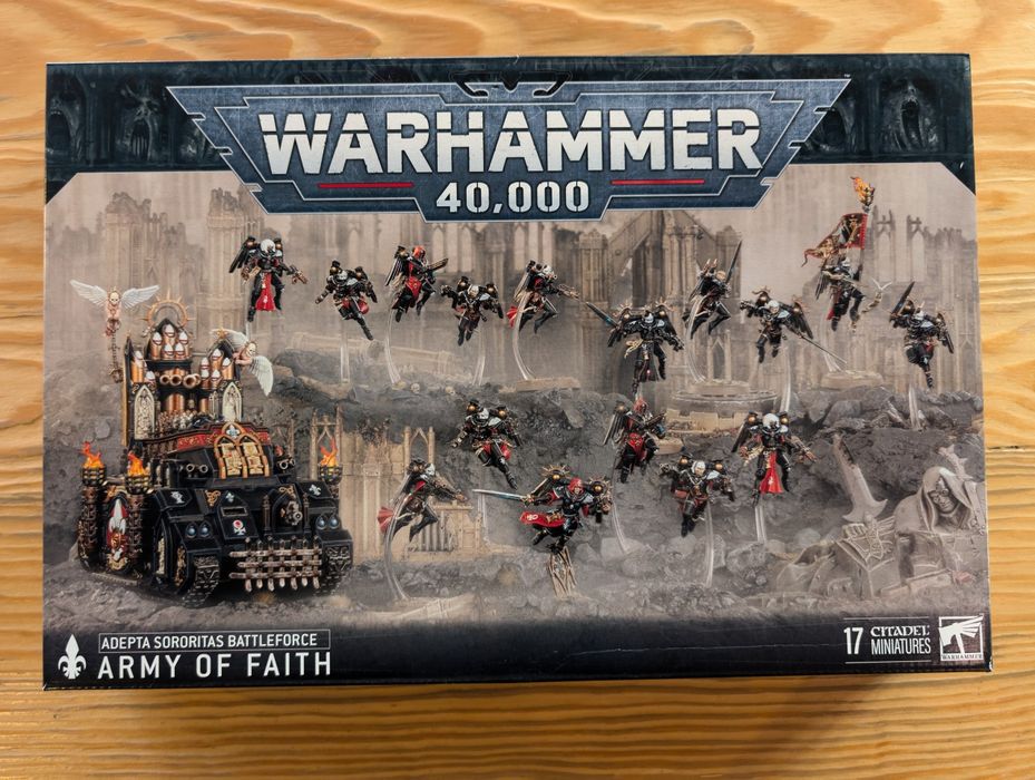 Warhammer 40,000 , adepta sororitas battleforce , Army of faith