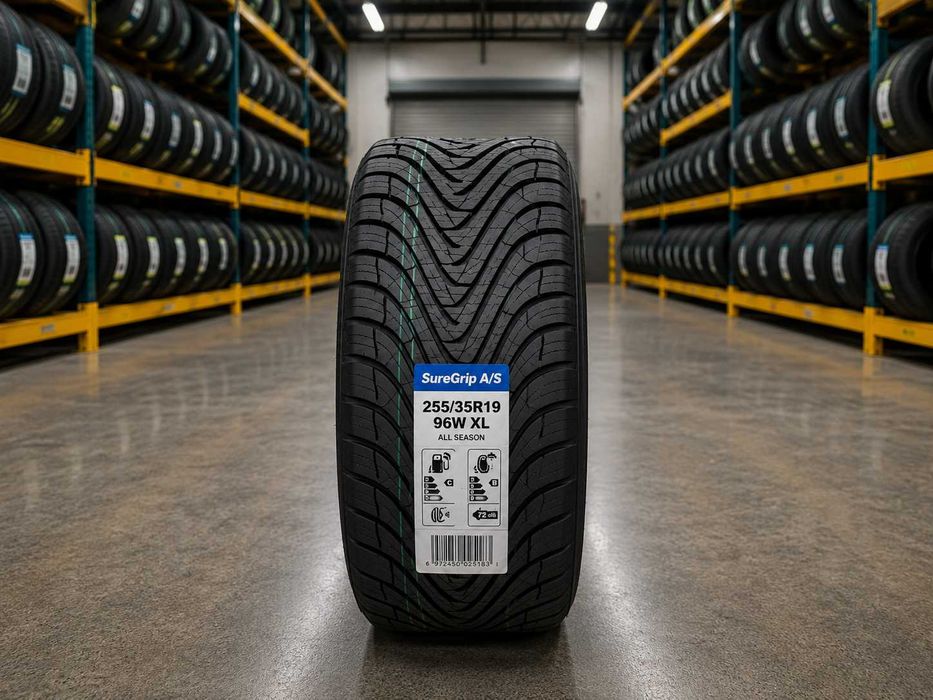 Резин колеса шини всесезонні нове 225 40 r19 93W XL  SureGrip A/S, 255 35 r19 96W XL  SureGrip A/S колеса шини всесезонні нове