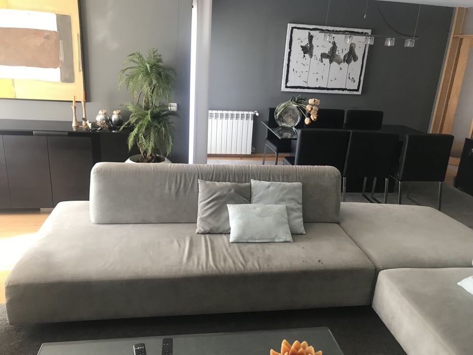 Sofá gigante com chez long