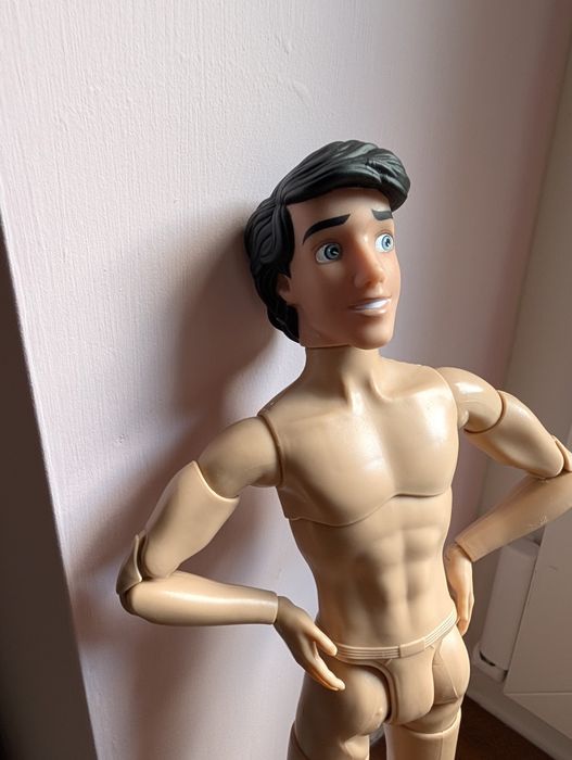 Ken Hybryda – Książę Eryk Mattel (Disney) + ciałko artykułowane MTM