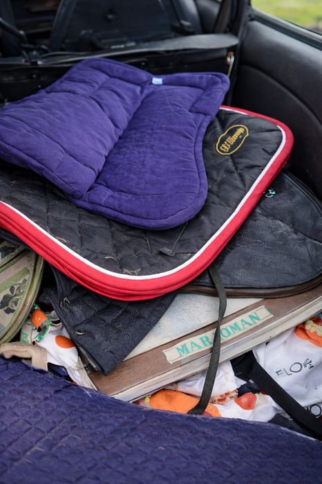 Arreios de cortesia, sela e varios matérias