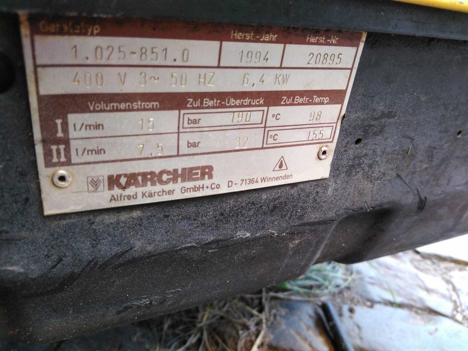 Karcher HDS 895 gorącowodna myjka ciśnieniowa