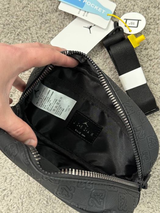 Месенджер Jordan / сумка джордан/ бананка джордан чорний/ барсетка