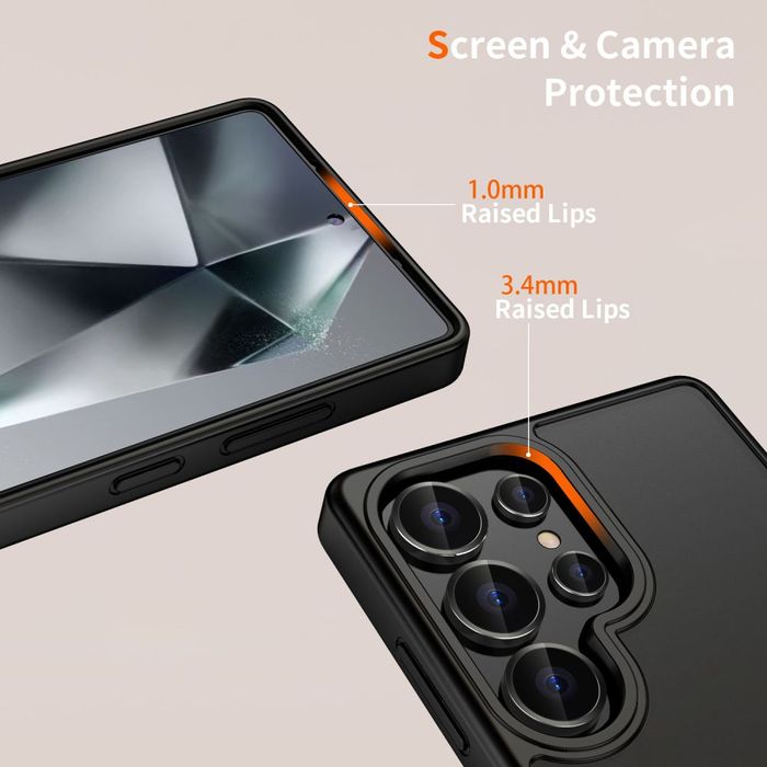 Tech-Protect Magmat Galaxy S25 Ultra Matte Black