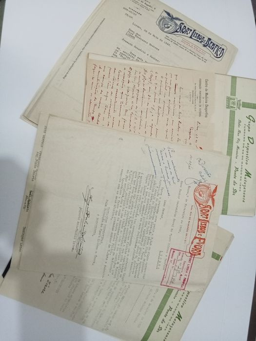 Benfica, cartas antigas