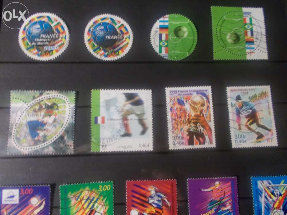 Selos da França em bom estado