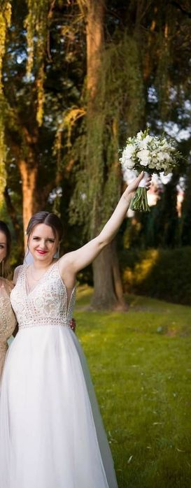 Suknia ślubna boho 36/38