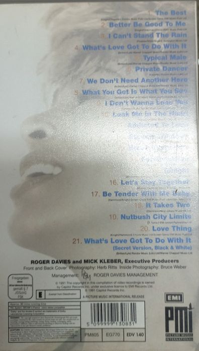 Kaseta VHS Tina Turner Simply the best