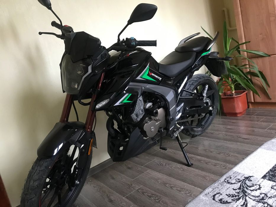 Мотоцикл Viper zs200a1 у відмінному стані, з документами та шоломом