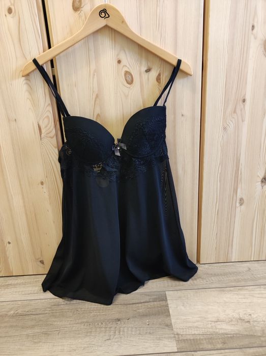 Koszula nocna czarna 70C