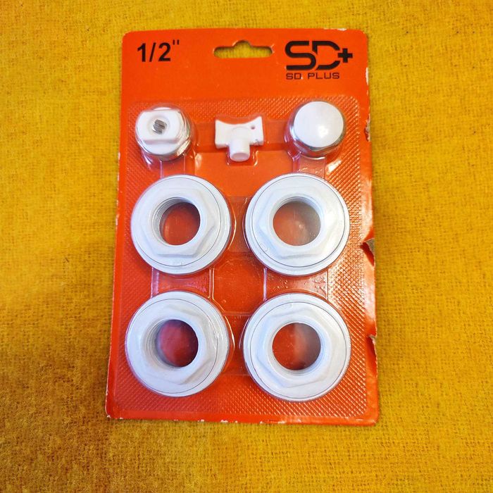 Универсальный набор для подключения радиаторов 1/2"