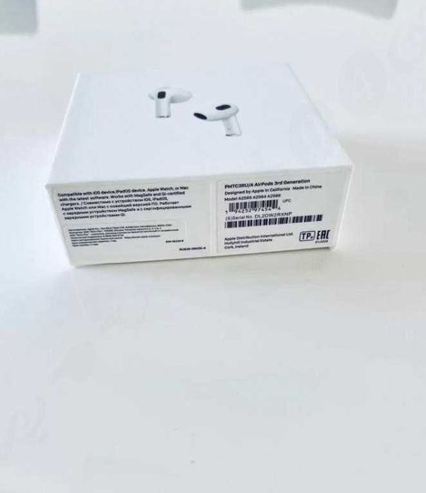 Бездротові АірПодс 3 Навушники Lux якості 1в1 +чохол