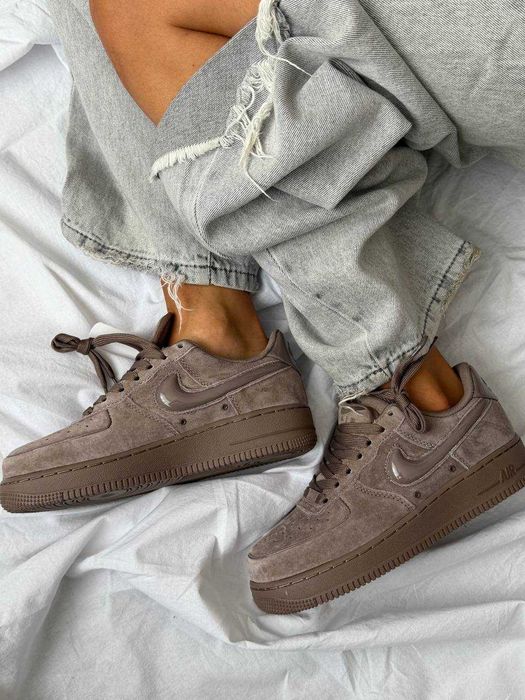 Кросівки сірі Air Force 1 '07 Mink Brown