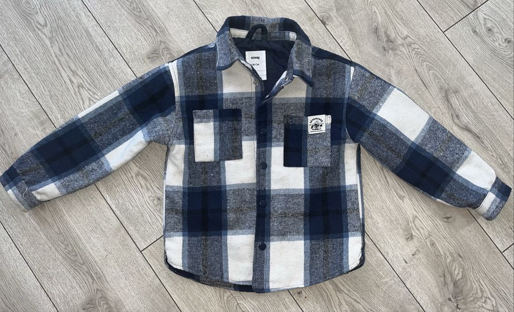 Куртка сорочка у клітинку sinsay 128