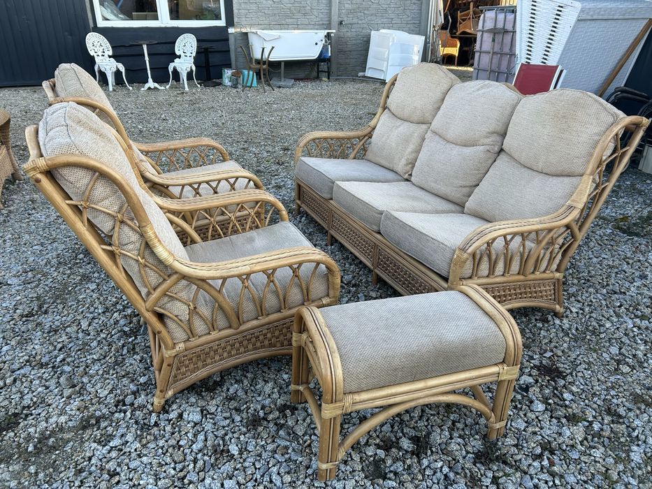 Komplety ratanowe zestawy fotele kanapy