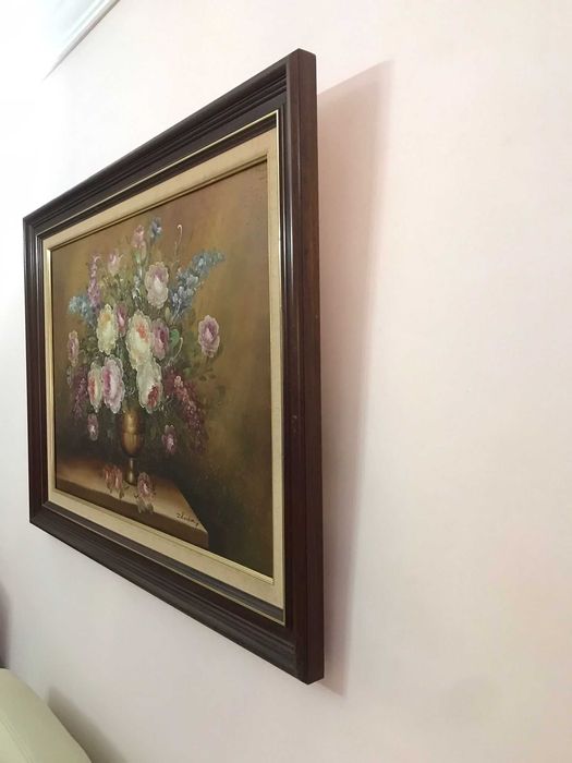 Quadro em madeira em bom estado