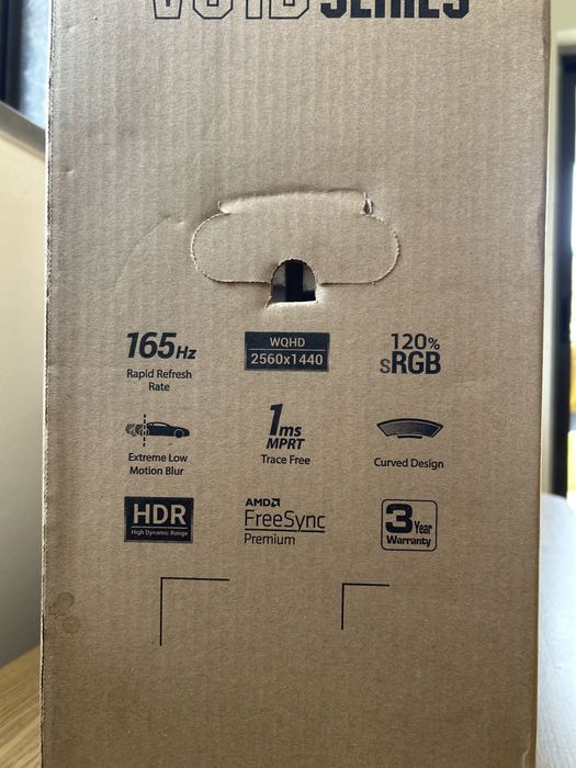 Monitor curvo ASUS gaming