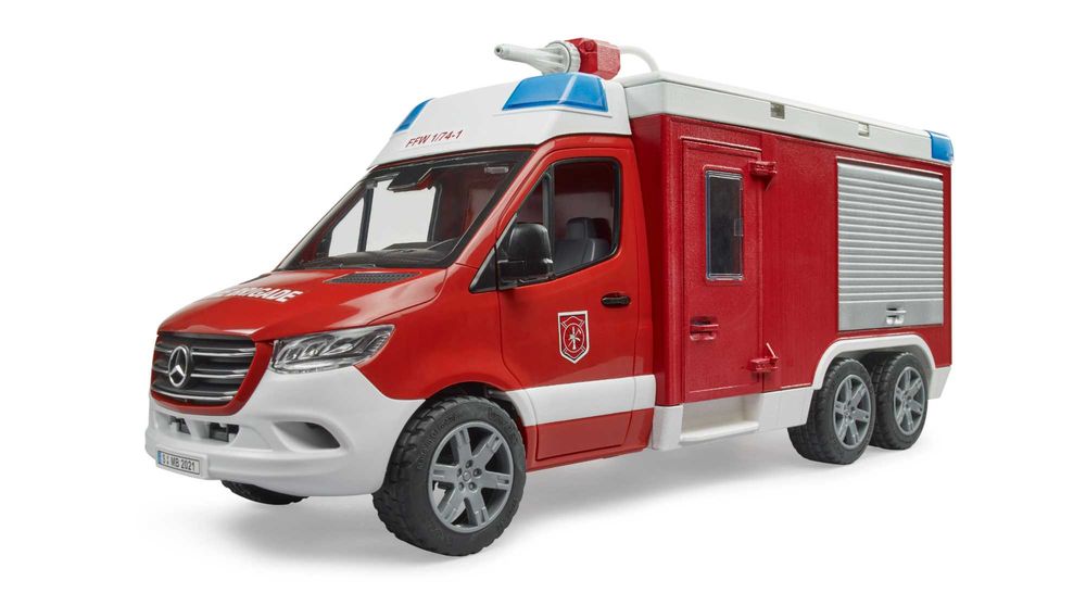 Пожежна машина Bruder Mercedes з помпою для води , 02680