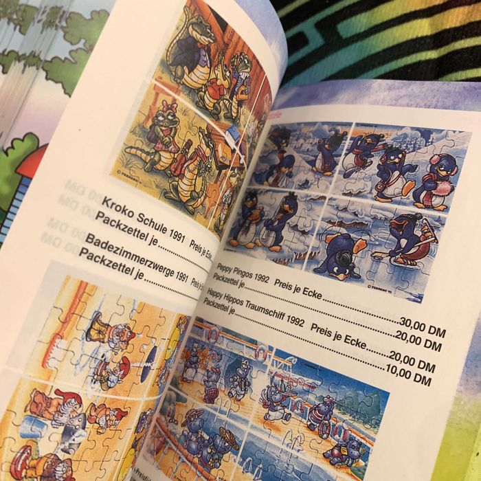 Каталог Кіндер Kinder O-Ei-A 1998-99 та інші