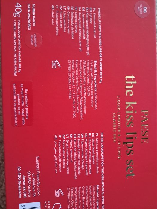 Pomadka i konturowka zestaw