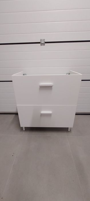 Szafka pod umywalkę, biała 70 cm