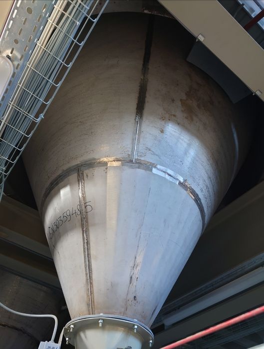 Нержавіючий вертикальний резервуар 50 м3. Ємність нержавійка. Є відео!