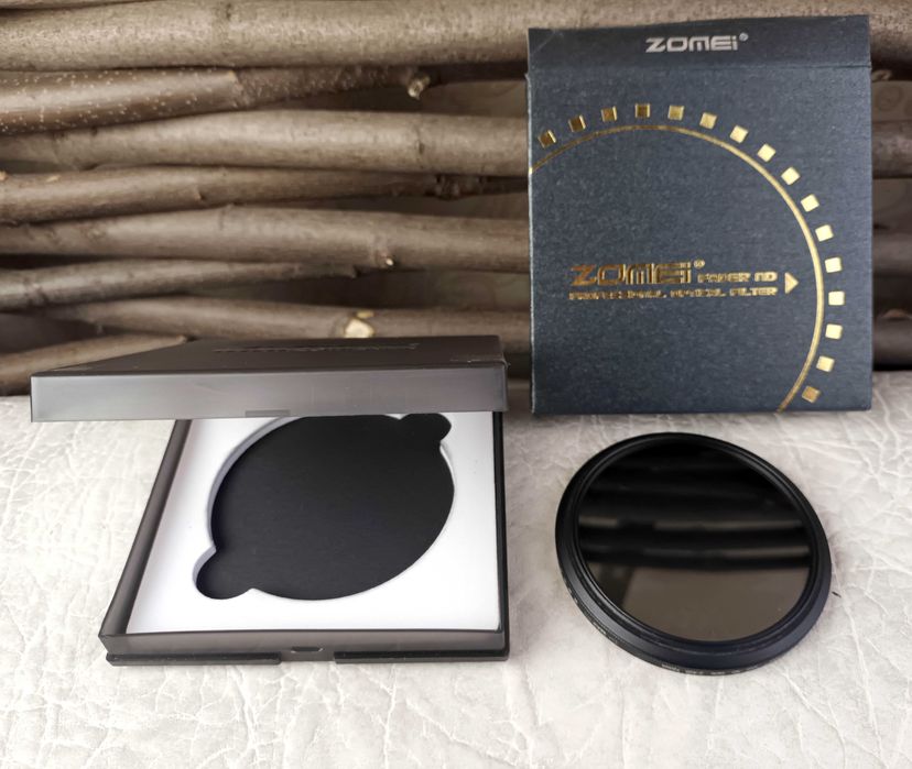 Нейтрально-серый переменной  ND светофильтр ZOMEI HD ND2 ND400 72 мм