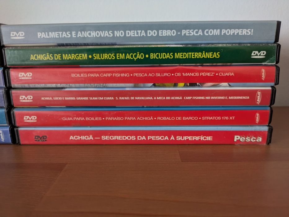 12 DVDs Pesca e Pesca Submarina "Mundo da Pesca"