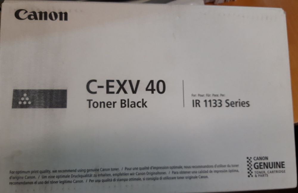 Toner Original Canon C-EXV 40 preto