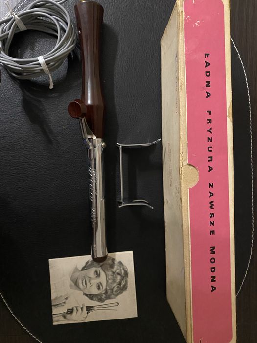 Lokowka elektryczna do wlosow Fala Poznan PRL 1976