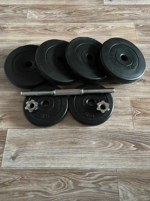 Гантелі розбірні композитні 2 по 28 кг гантели разборные 2 на 28 кг