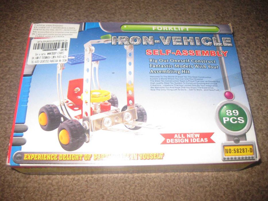 2 "Iron Vehicle" para Montar/Novos e Embalados!