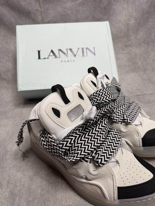 Кроссовки Lanvin Curb White/Beige , Ланвин , 43 , 44