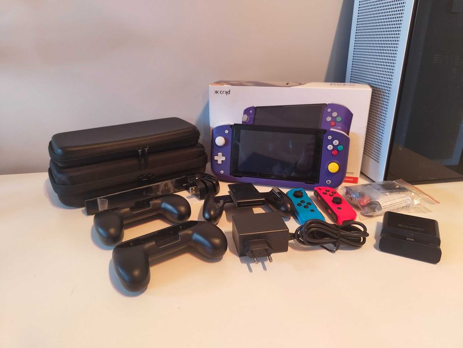 Nintendo Switch V2 bogaty zestaw serwisowana 32+128GB