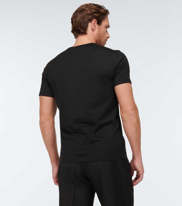 DOLCE&GABBANA luksusowy męski t-shirt BLACK Italy -50%