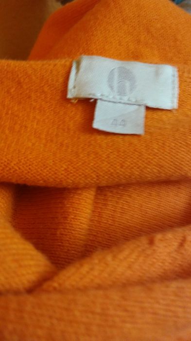 Sweter 44 pomarańczowy