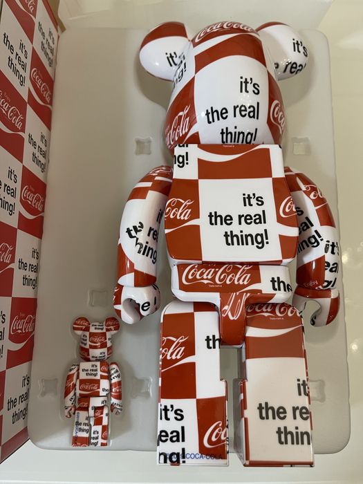 Medicom Toy Bearbrick Atmos x Coca-Cola 100% 400% Checkerboard: 8