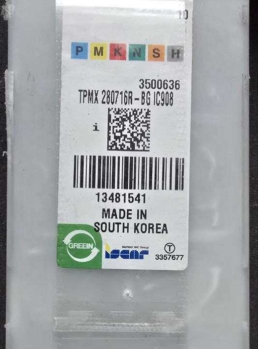 ISCAR Пластини TPMX 280716R-G IC908 для свердління / зенкування