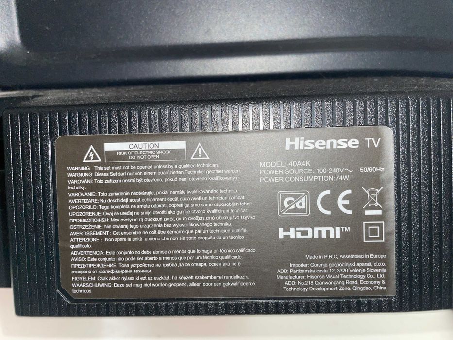 TV Hisense 40 polegadas,smart TV