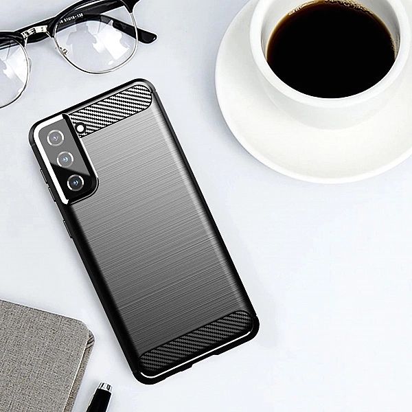 Carbon Case elastyczne etui pokrowiec Samsung Galaxy S21+ 5G (S21 Plus