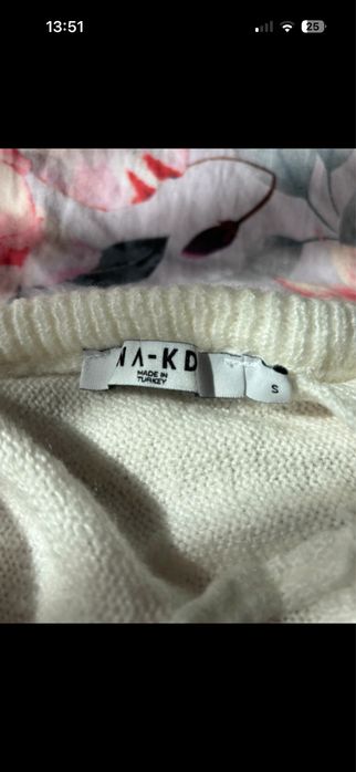 Sweter biały  NA-KD