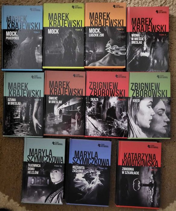 Seria Czarny kryminał, Coben, Krajewski, Zborowski, Nowe. Wyprzedaż!